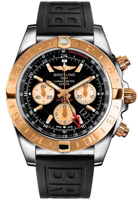 breitling chronomat 44 gmt men's watch cb042012 bb86-153s|Breitling Chronomat 44 GMT Men's Watch .